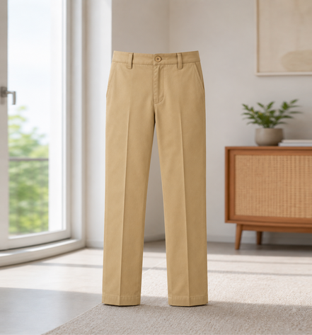 Khaki School Uniform Trousers