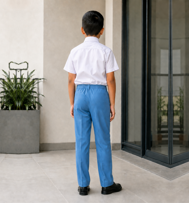 Light Blue School Uniform Trousers