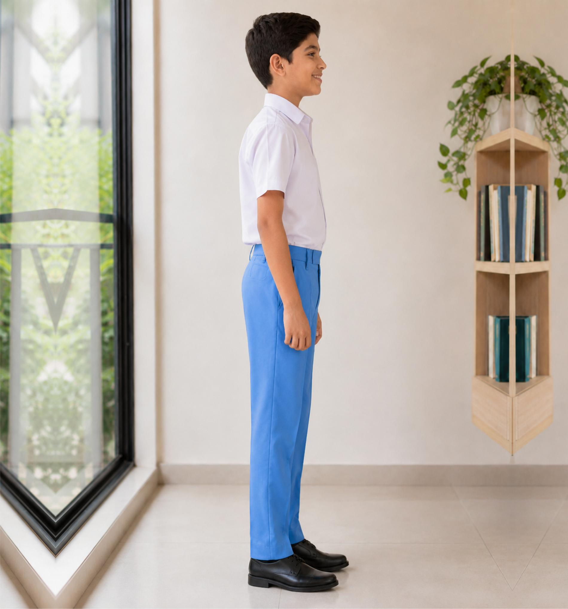 Light Blue School Uniform Trousers