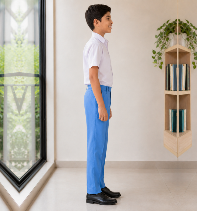 Light Blue School Uniform Trousers