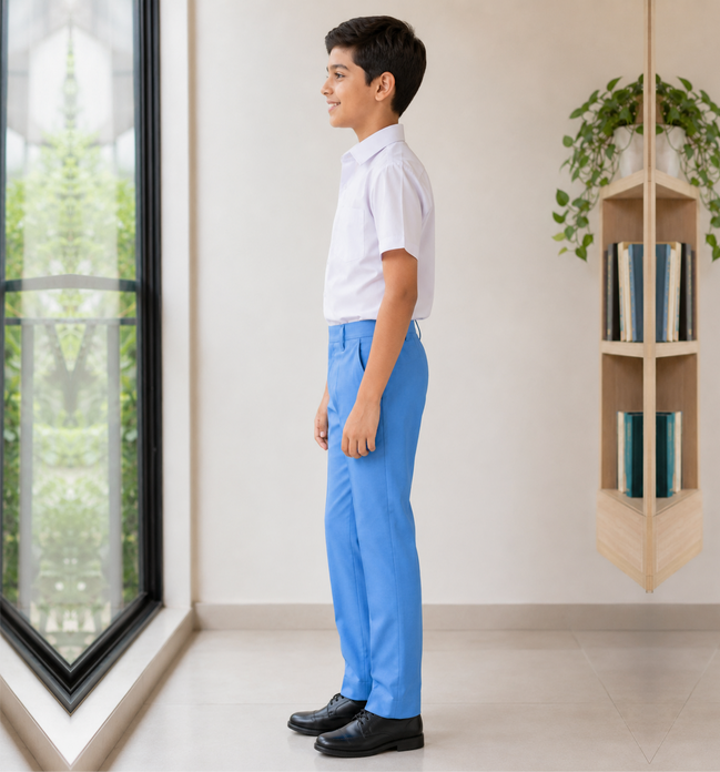 Light Blue School Uniform Trousers