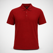 Maroon Polo Uniform T-Shirt