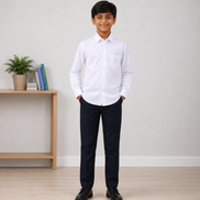 White Uniform Full Sleeves Shirt