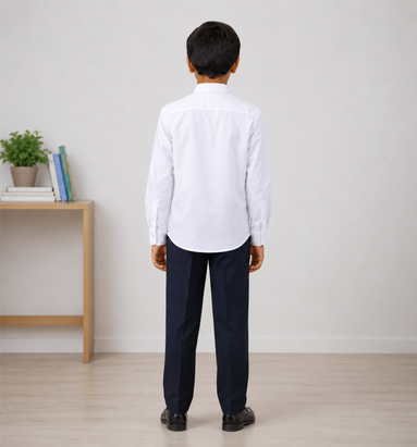 White Uniform Full Sleeves Shirt