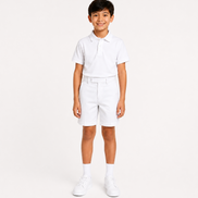 White School Uniform Shorts