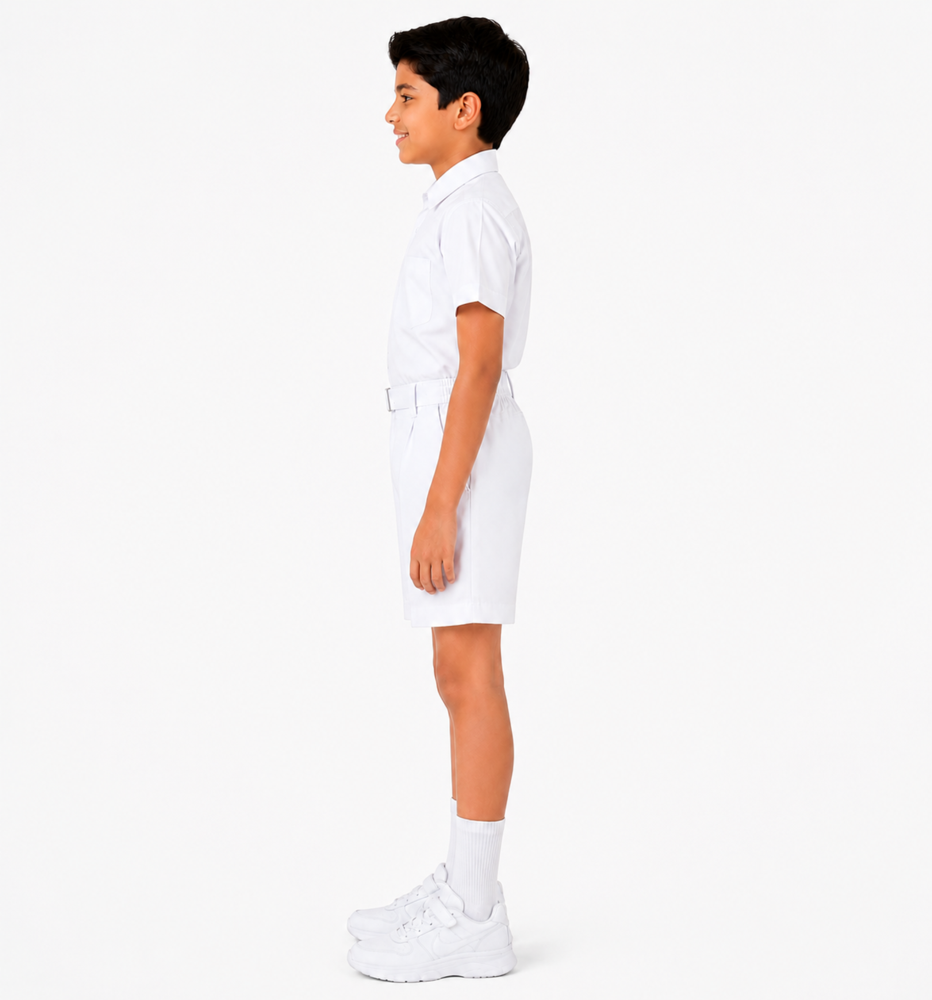 White School Uniform Shorts