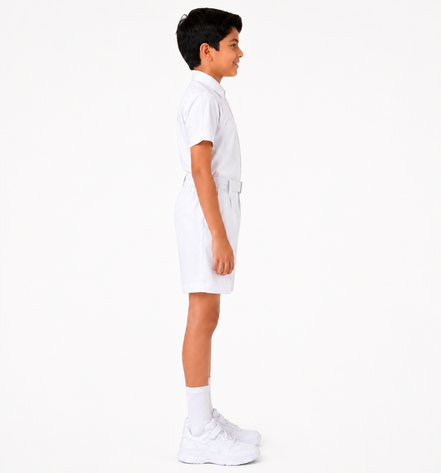White School Uniform Shorts