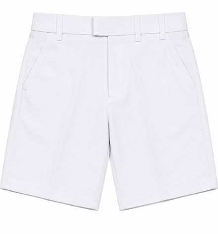 White School Uniform Shorts
