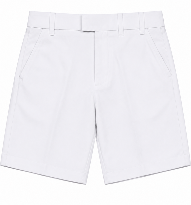 White School Uniform Shorts