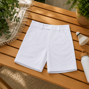 White School Uniform Shorts
