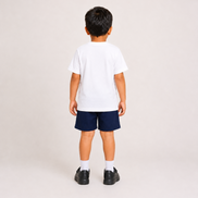 KG White Round-Neck Uniform T-Shirt
