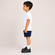 KG White Round-Neck Uniform T-Shirt