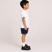 KG White Round-Neck Uniform T-Shirt