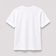 KG White Round-Neck Uniform T-Shirt