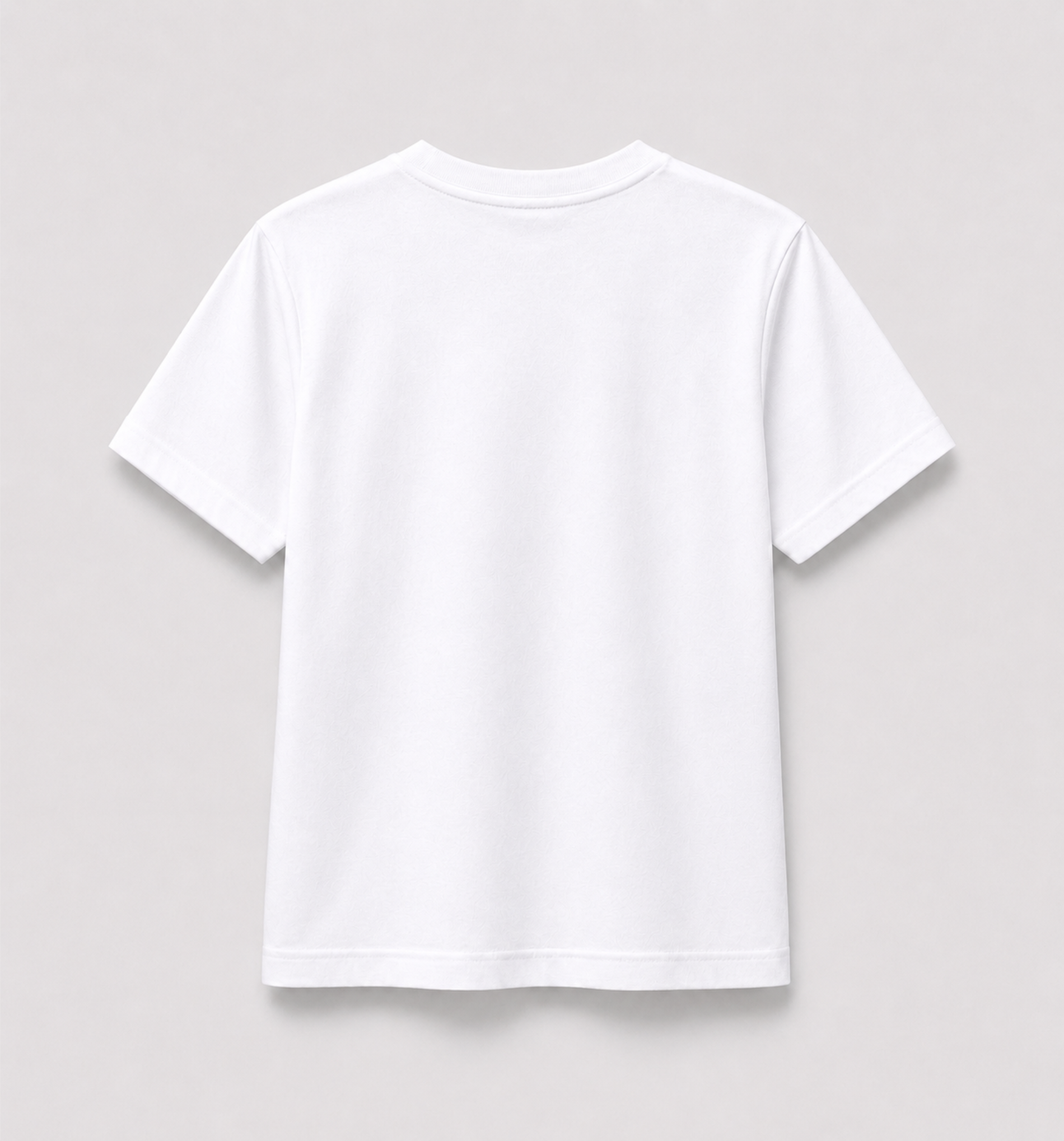 KG White Round-Neck Uniform T-Shirt