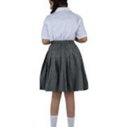 Light Grey Structured Skirt