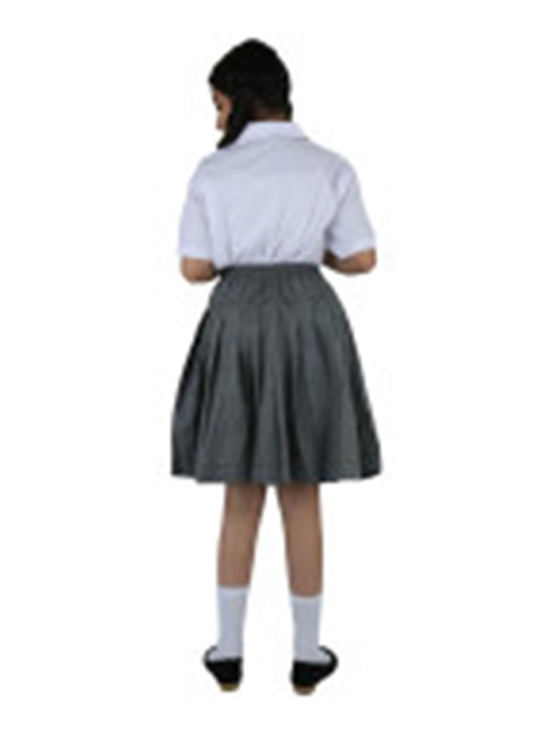 Light Grey Structured Skirt