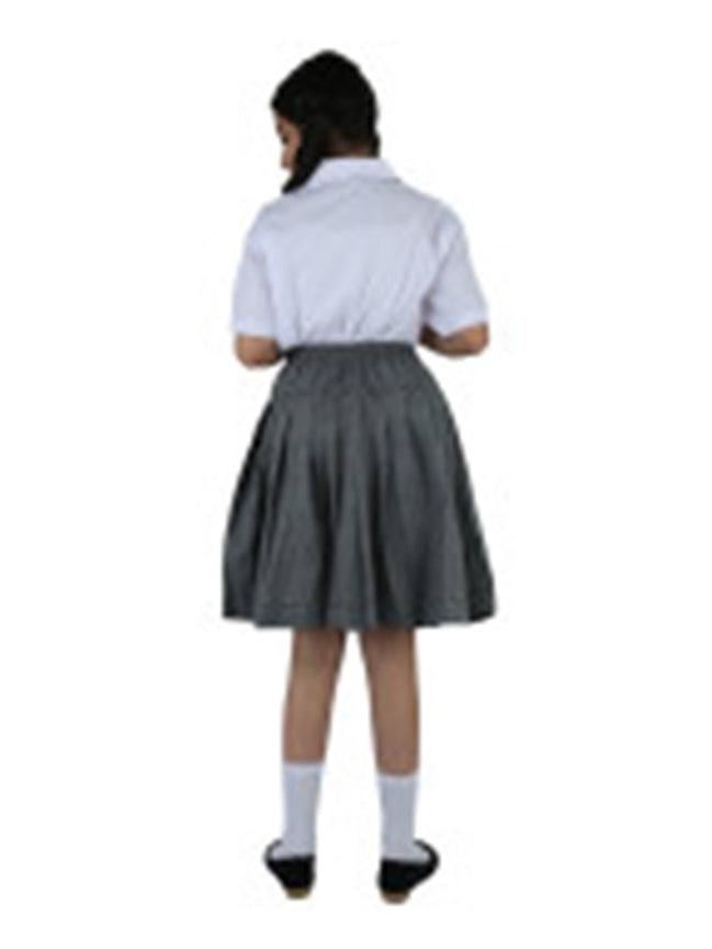 Light Grey Structured Skirt