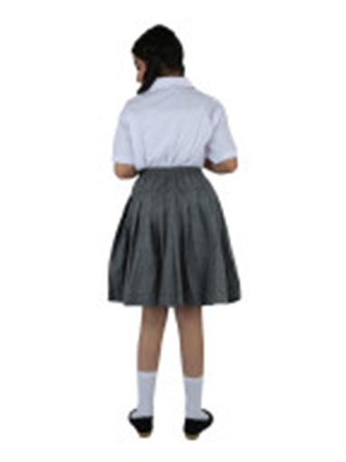 Light Grey Structured Skirt