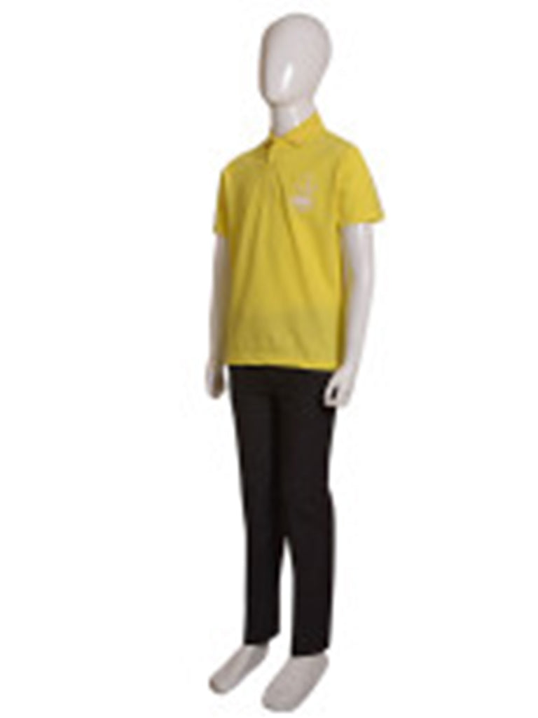 Yellow Collar T-Shirt for A-ONE School | Comfortable & Durable Kids' Uniform