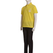 Yellow Collar T-Shirt for A-ONE School | Comfortable & Durable Kids' Uniform