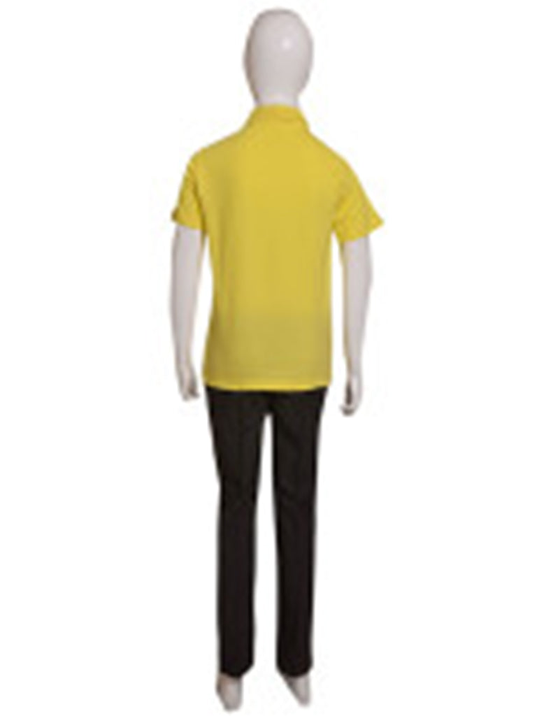 Yellow Collar T-Shirt for A-ONE School | Comfortable & Durable Kids' Uniform