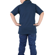 Navy Blue Collar T-Shirt
