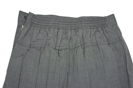 Light Grey Structured Skirt