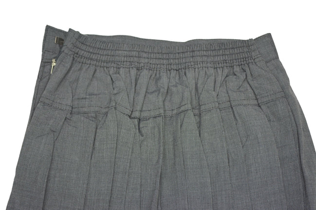 Light Grey Structured Skirt