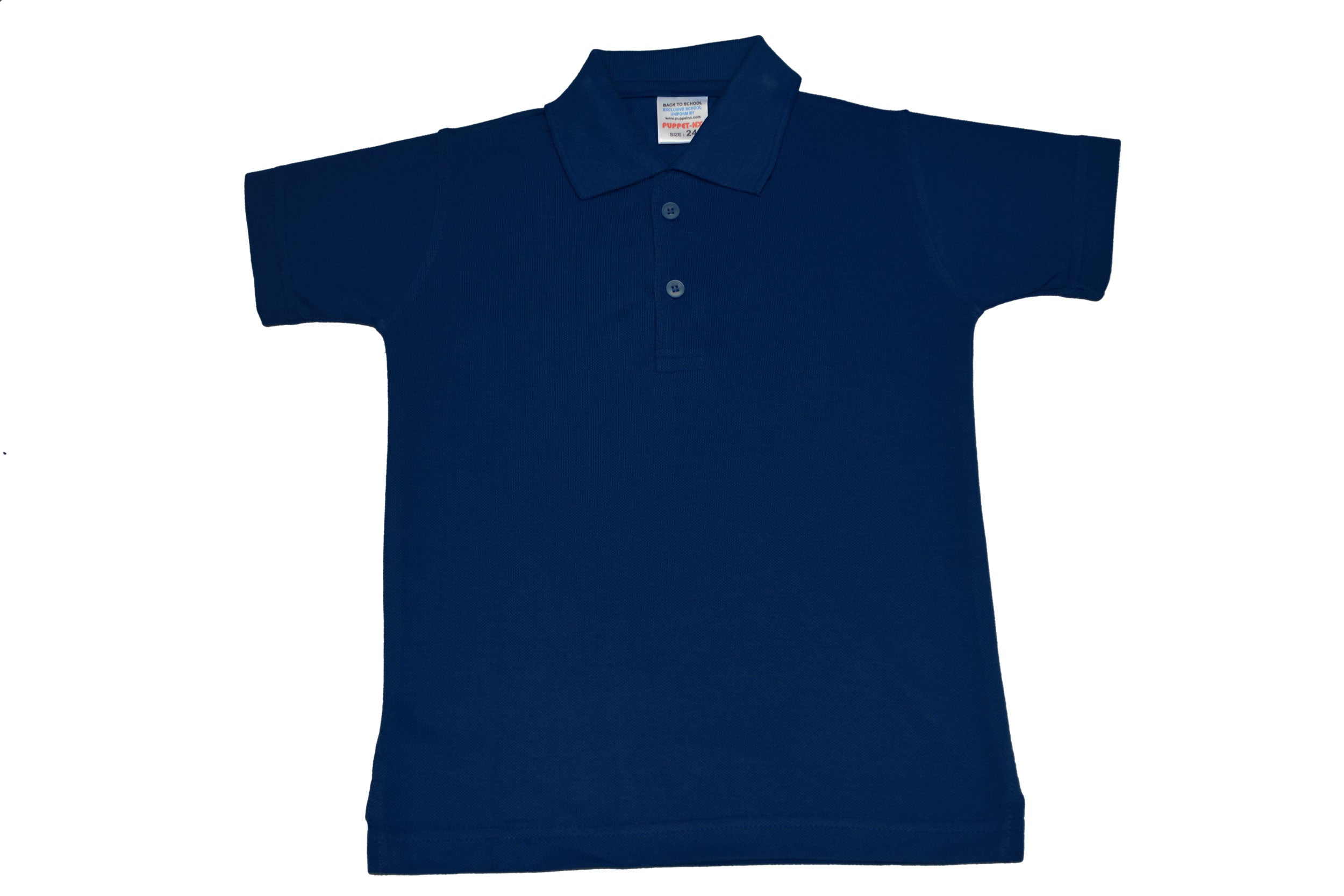 Navy Blue Collar T-Shirt