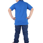 Royal Blue Collar T-Shirt