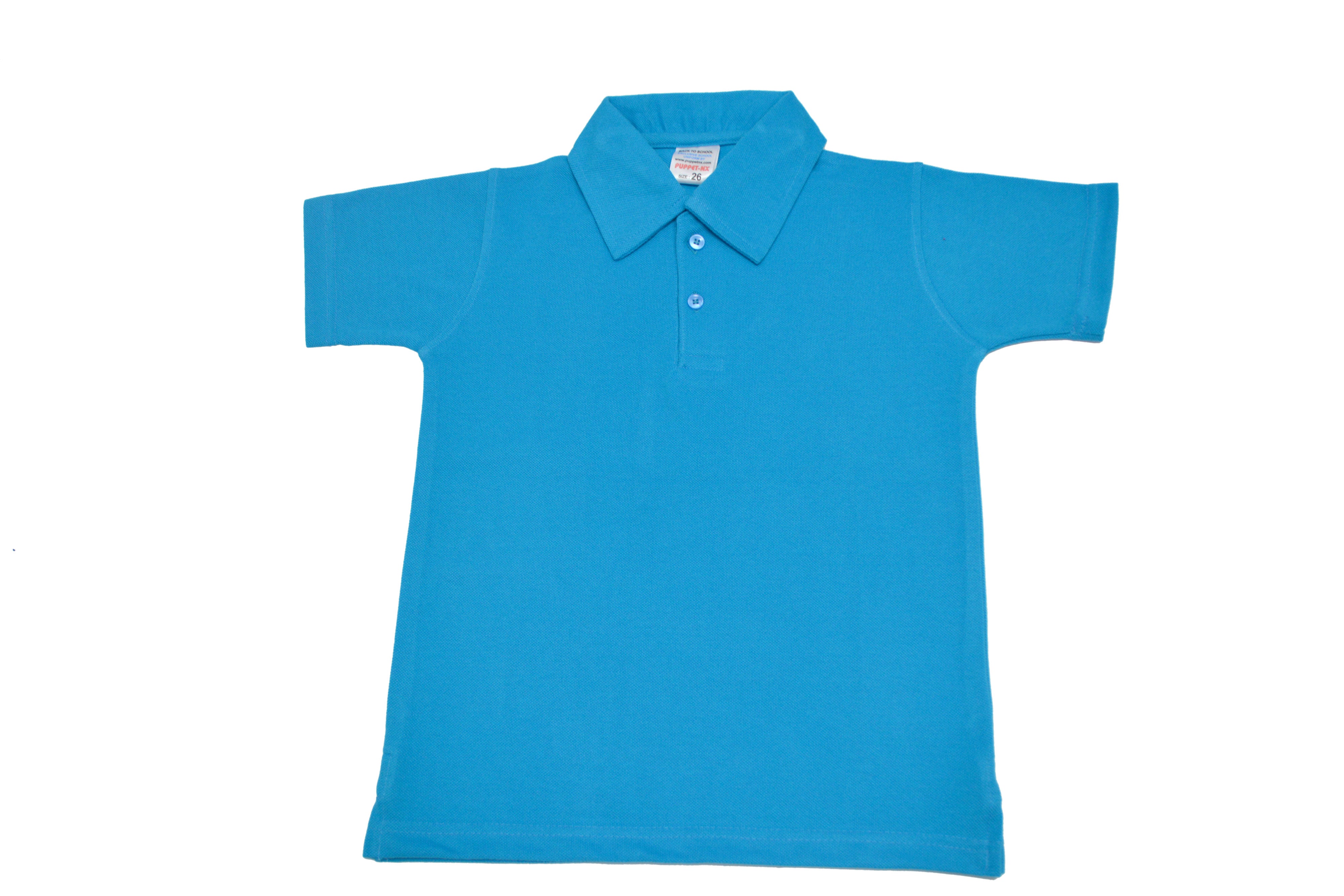 Sky Blue Collar T-Shirt