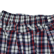 White Blue Checks Skirt
